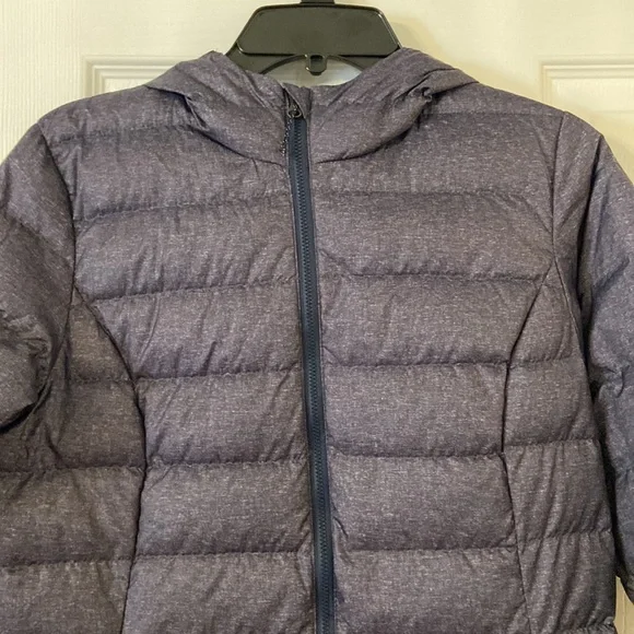 Eddie Bauer Women Down Jacket size S EB650 color gray/bluish 100% nylon BNWOT - Picture 2 of 16